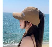 Hat Women's Duck Tongue Baseball Cap Show Face Small Half Empty Top Can Be Tied Ponytail Sun Protection Sun Hat