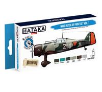Hataka Hobby HTK-BS107 WW2 Dutch AF Paint Set Vol. 1