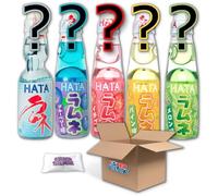 Hatakosen Ramune Drink Bundle Of 3 Random Flavours 3x200ml Bottles Boxed Treatz