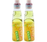 Hatakosen Ramune Soda - Pineapple Flavour 200ml (Pack of 2)