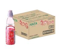 Hatakosen Ramune Soda - Strawberry Flavour 200ml (30 Bottles)