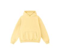 Hatant Oversized Hoodie Sweatshirts for Men Couples Heavyweight Hoodies Pullover Vintage Mens Acid Wash Sweaters Clothes 2025, Butter Yellow, S