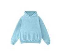 Hatant Oversized Hoodie Sweatshirts for Men Couples Heavyweight Hoodies Pullover Vintage Mens Acid Wash Sweaters Clothes 2025, Cyan, M