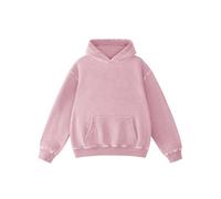 Hatant Oversized Hoodie Sweatshirts for Men Couples Heavyweight Hoodies Pullover Vintage Mens Acid Wash Sweaters Hoodies with Pocket PINK-L, Milky Pink, Large
