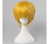 Hataraku Saibou Cells at Work! Killer T Cell Cosplay Wigs Kirati Saibo Short Blond Synthetic Hair Halloween Carnival Costume Wig KUJ7280
