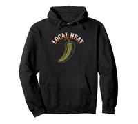Hatch Green Chile Local Heat Pride Southwestern Illustration Pullover Hoodie