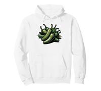 Hatch Green Chile Pepper Retro Distressed Badge New Mexico Pullover Hoodie