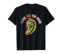 Hatch Green Chile Skull Pepper Dark Humor New Mexico Heat T-Shirt