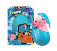 Hatch n Grow Mini Axolotl from Deluxebase. Small 6.5cm Hatching and Growing Egg with Ocean Toy. Place in water for a magical transforming toy that is great for boys and girls
