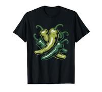 Hatch New Mexico Green Chile Pepper Vintage Illustration T-Shirt
