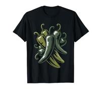 Hatch New Mexico Green Chile Southwestern Pepper Art Vintage T-Shirt