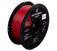 HATCHBOX 1.75mm Iron Red PLA 3D Printer Filament, 1 KG Spool, Dimensional Accuracy +/- 0.03 mm, 3D Printing Filament