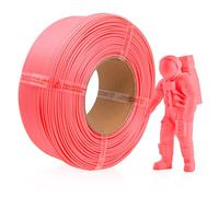 HATCHBOX 1.75mm PLA 3D Printer Filament Refill, Includes 1 Refillable 1 KG Spool for 3D Printing, Dimensional Accuracy +/- 0.03mm, Pink