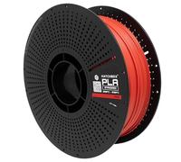 HATCHBOX 1.75mm PLA 3D Printer Filament Reloadable Pack, Includes 1 Reusable Spool & 1 KG Refill for 3D Printing, Dimensional Accuracy +/- 0.03mm, Red