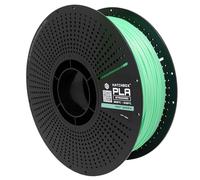 HATCHBOX 1.75mm PLA 3D Printer Filament Reloadable Pack, Includes 1 Reusable Spool & 1 KG Refill for 3D Printing, Dimensional Accuracy +/- 0.03mm, Mint Green