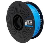 HATCHBOX 1.75mm PLA 3D Printer Filament Reloadable Pack, Includes 1 Reusable Spool & 1 KG Refill for 3D Printing, Dimensional Accuracy +/- 0.03mm, Light Blue