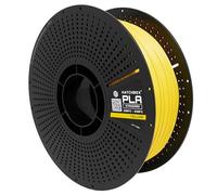 HATCHBOX 1.75mm PLA 3D Printer Filament Reloadable Pack, Includes 1 Reusable Spool & 1 KG Refill for 3D Printing, Dimensional Accuracy +/- 0.03mm, Yellow