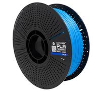 HATCHBOX 1.75mm PLA 3D Printer Filament Reloadable Pack, Includes 1 Reusable Spool & 1 KG Refill for 3D Printing, Dimensional Accuracy +/- 0.03mm, Blue