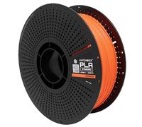 HATCHBOX 1.75mm PLA 3D Printer Filament Reloadable Pack, Includes 1 Reusable Spool & 1 KG Refill for 3D Printing, Dimensional Accuracy +/- 0.03mm, Orange