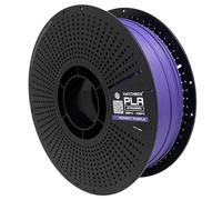 HATCHBOX 1.75mm PLA 3D Printer Filament Reloadable Pack, Includes 1 Reusable Spool & 1 KG Refill for 3D Printing, Dimensional Accuracy +/- 0.03mm, Midnight Purple