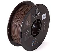 HATCHBOX 3D WOOD-1KG1.75-BRN 3D Printer Filament, Dimensional Accuracy +/- 0.03mm, 1.75 mm, 1kg Spool, Wood Brown