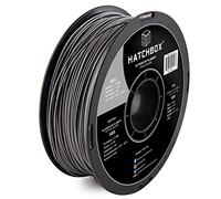 HATCHBOX ABS 3D Printer Filament, Dimensional Accuracy +/- 0.03 mm, 1 kg Spool, 1.75 mm, Silver (3D ABS-1KG1.75-SLV)