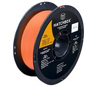 HATCHBOX 3D Printer Filament Matte PLA - +/-0.03 mm Accuracy - 1 kg Spool, 1.75 mm, Orange