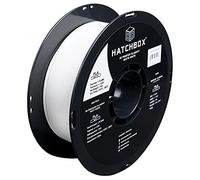 HATCHBOX Matte PLA 3D Printer Filament, Dimensional Accuracy +/- 0.03 mm, 1 kg Spool, 1.75 mm, White