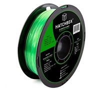 HATCHBOX PLA 3D Printer Filament, Dimensional Accuracy +/- 0.03 mm, 1 kg Spool, 1.75 mm, Transparent Green