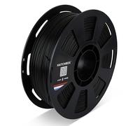 HATCHBOX PLA MAX V2 Black 3D Printer Filament Made in The USA, 1.75mm Diameter 1 KG Spool, Premium USA Made 3D Printing Filament