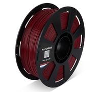 HATCHBOX PLA MAX V2 Dark Red 3D Printer Filament Made in The USA, 1.75mm Diameter 1 KG Spool, Premium USA Made 3D Printing Filament
