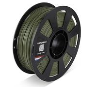 HATCHBOX PLA MAX V2 Olive Green 3D Printer Filament Made in The USA, 1.75mm Diameter 1 KG Spool, Premium USA Made 3D Printing Filament