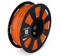 HATCHBOX PLA MAX V2 Orange 3D Printer Filament Made in The USA, 1.75mm Diameter 1 KG Spool, Premium USA Made 3D Printing Filament