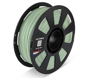 HATCHBOX PLA MAX V2 Sage Green 3D Printer Filament Made in The USA, 1.75mm Diameter 1 KG Spool, Premium USA Made 3D Printing Filament