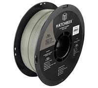 HATCHBOX PLA PRO+ 3D Printer Filament, Dimensional Accuracy +/- 0.03 mm, 1 kg Spool, 1.75 mm, Charcoal Gray