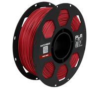 HATCHBOX PLA PRO+ 3D Printer Filament, Dimensional Accuracy +/- 0.03 mm, 1 kg Spool, 1.75 mm, Iron Red