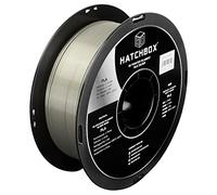 HATCHBOX Silk PLA 3D Printer Filament, Dimensional Accuracy +/- 0.03 mm, 1 kg Spool, 1.75 mm, Silver
