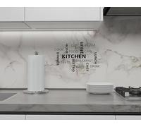 Hatcherabilia Kitchen Words Wall Stickers for Kitchen - Kitchen Decor - Wall Decals - Decorative Stickers - Kitchen Stickers - Wall Art For Kitchen - Wall Decals (50cm x 24cm, Black)