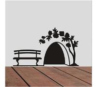 Hatcherabilia Mice Hole Skirting Board Sticker - Stickers for Cats - Home Decor - Wall Art - Wall Decal Sticker (Bench)