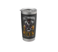 Hatchet Axe Throwing and Beer That's Why I'm Here Stainless Steel Insulated Tumbler