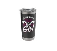Hatchet Axe Throwing Throw Like A Girl Stainless Steel Insulated Tumbler