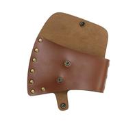 Hatchet Head Sheath | Axe Holstér Cover | PU Leather Portable Hatchet Sheath with Metal Snàp Protective Cover Multifunctional Soft Axe Guard Outdoor Tool Accessory for Camping Hiking use