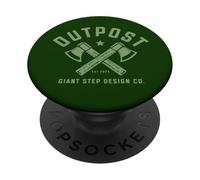 Hatchet Logo - Outpost Scouting Gear by Giant Step PopSockets Adhesive PopGrip