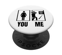 Hatchet Thrower Women Proud Funny Axe Throwing PopSockets Adhesive PopGrip