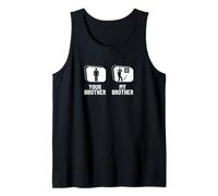 Hatchet Thrower Your Brother My Brother Funny Axe Throwing Tank Top