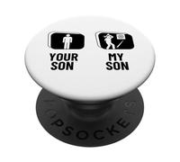 Hatchet Thrower Your Son My Son Dad Mom Funny Axe Throwing PopSockets Adhesive PopGrip
