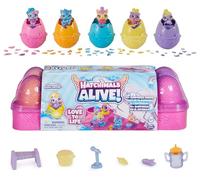 Hatchimals Alive, Egg Carton Toy with 5 Mini Figures in Self-Hatching Eggs, 11 Accessories, Kids Toys for Girls and Boys Ages 3 and up