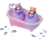 HATCHIMALS Alive, Make a Splash Playset with 15 Accessories, Bathtub, 2 Colour-Change Mini Figures in Self-Hatching Eggs, Kids’ Toys for Girls and Boys