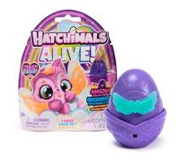 HATCHIMALS Alive, Neon Rainbow Set of 1 Blind Box Surprise Toy (Styles May Vary), Egg Revealing Colour
