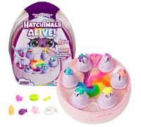 Hatchimals Alive Rainbow Hatchery Toy with 6 Mini Figures in Color Reveal Eggs & 10+ Accessories Kids Toys for Girls & Boys Ages 3+